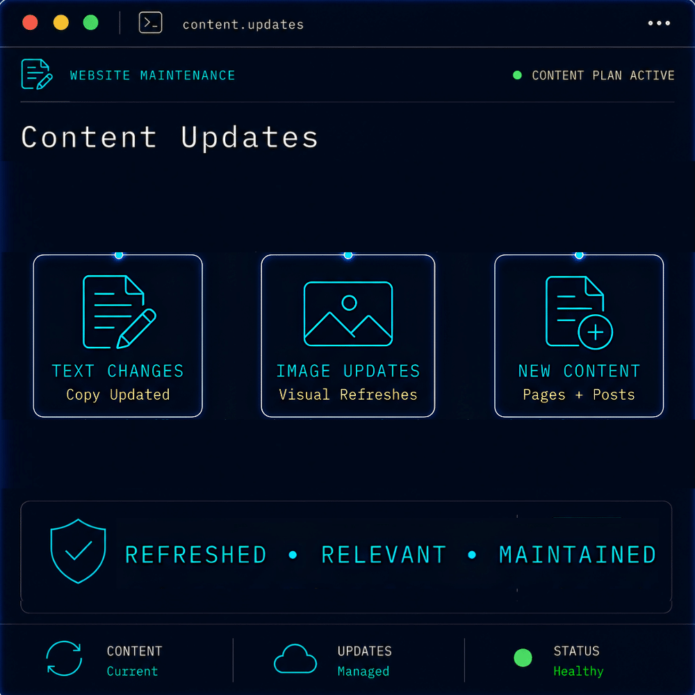 Norsu Media South Africa handles content updates for your website